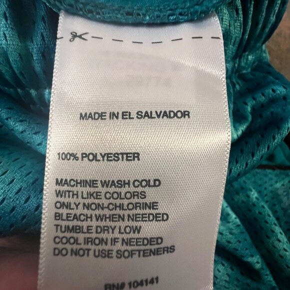 DSG Boy's  Basketball Shorts, Large, Tie-Dye Teal Mesh‎ - Picture 8 of 9